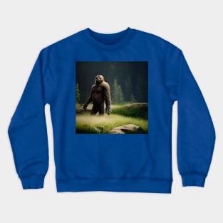 Sasquatch in Nature Crewneck Sweatshirt